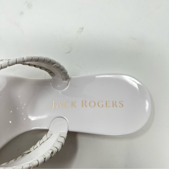 Jack Rogers White Floral Sandals - Picture 7 of 8